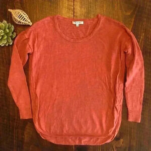 Madewell | Clearweather Scoop-neck Lightweight Sweater, Dusty Brick